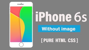 iPhone 6s Plus by Html Css-Pure Html Css shape-Apple iPhone