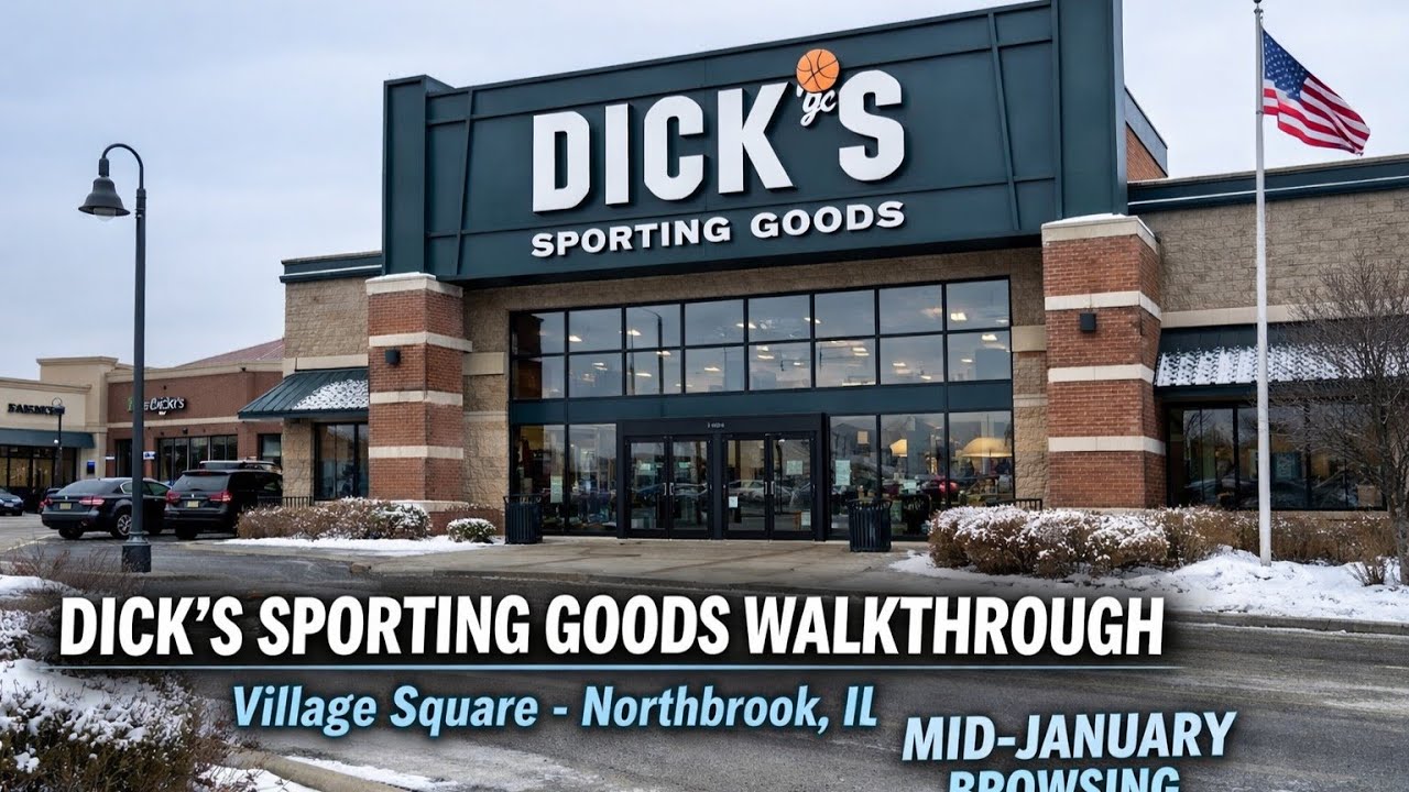 Dick’s Sporting Goods Walkthrough POV | Quiet Mid-January Ambiance | Northbrook IL Chicagoland