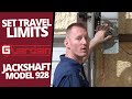Set the Travel & Force Limits on a Guardian Side Mount Garage Door Opener in Dallas Fort Worth TX