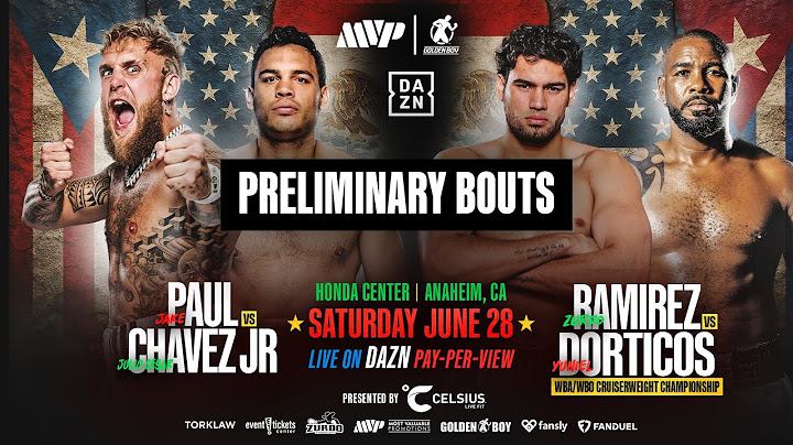 GOLDEN BOY FIGHT NIGHT | Paul vs. Chavez Jr. & Ramirez vs. Dorticos Preliminary Bouts