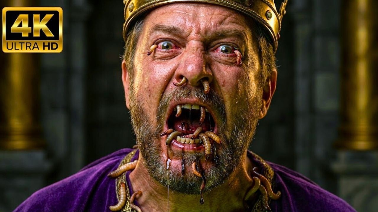 POR QUE DEUS ENVIOU VERMES PARA COMER HERODES VIVO?