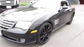 2004 CHRYSLER CROSSFIRE WITH CUSTOM 19 INCH BLACK RIMS