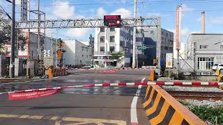 20181214 271次 TED2000 普悠瑪自強號通過新竹市變電所前平交道(新竹風城風聲大請見諒)