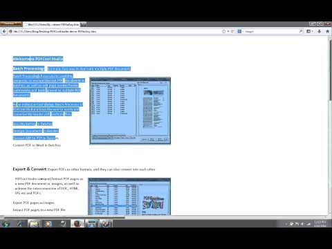 PDFCool Studio - How to Convert PDF to HTML