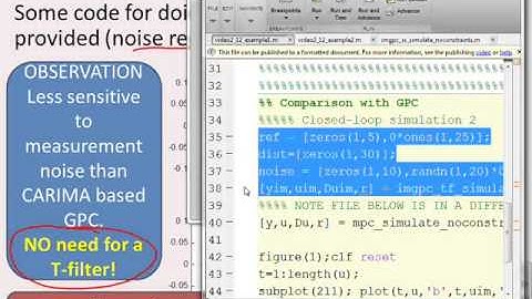 Generalised Predictive Control  12 - independent model GPC