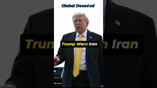 Trump Warn Iran #shorts #shortsfeed #trump #iran #iranisraelwar