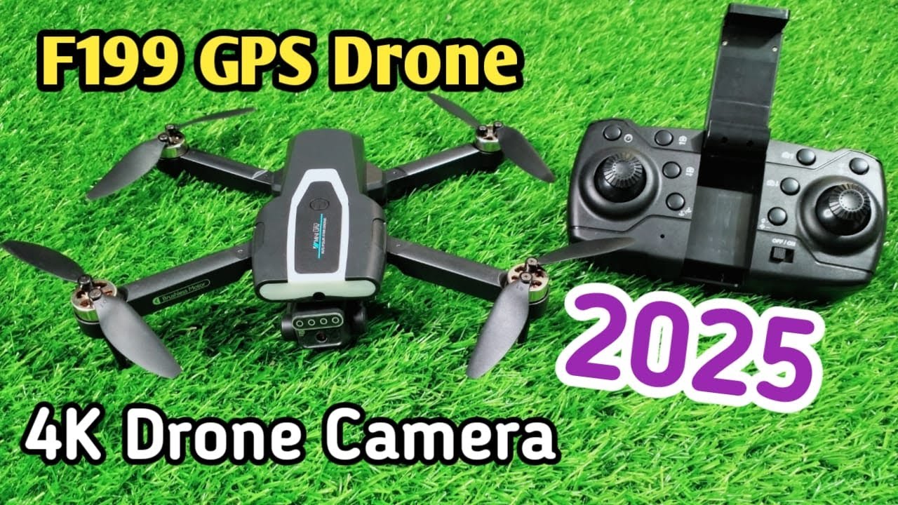 🚁 নতুন F199 GPS 4K Drone Camera🔥  | Long Battery Life | Best Budget Drone 