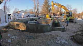 Timelapse....Excavation, Foundation and Backfill in Grady Farms