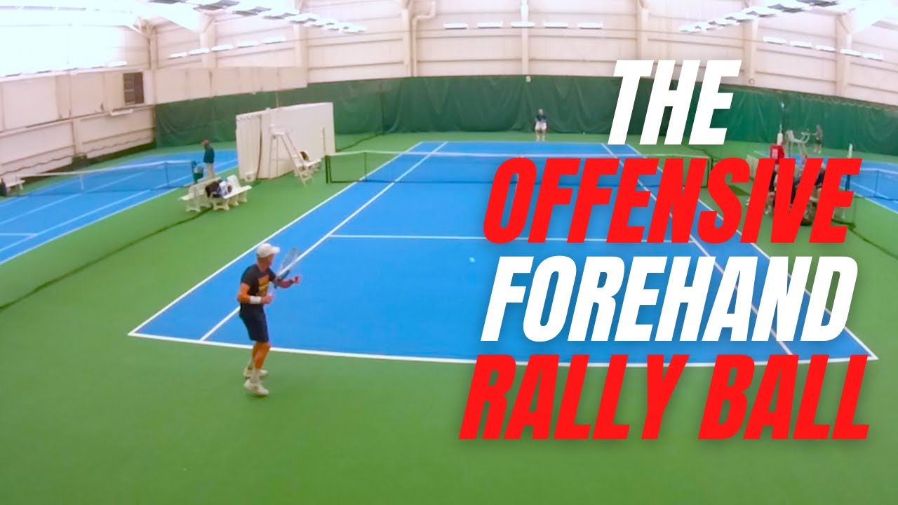 7 Around 7: A Much More Offensive Topspin Forehand 'Rally Ball' - YouTube