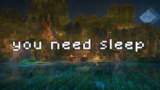 8 Hours Minecraft   Rain U0026 Thunderstorm  Sleep Study Relax