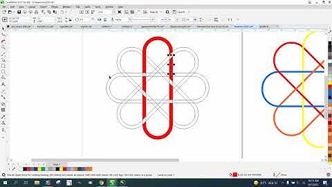 Corel Draw Tips & Tricks EASY interlocking rings Part 3