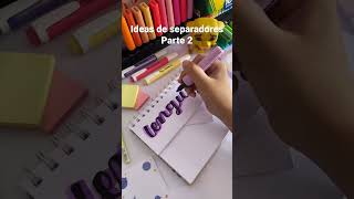 Separadores bonitos para el regreso a clases 🥰