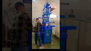 double slide insert vertical moulding machine with PLC control panel#delhi #jodhpur #kolkata #indore