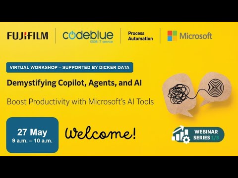 Demystifying Copilot, Agents, and AI: Boost Productivity with Microsoft’s AI Tools - video from CodeBlue
