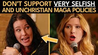 Christian Nationalist SHOCKED as Progressive EXPOSES Her America-First Logic!