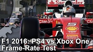 F1 2016: PS4 vs Xbox One Gameplay Frame-Rate Test