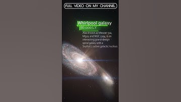 Whirlpool galaxy rendered in Blender #universe #3drender #space #galaxy #blender #3dart #eevee #star