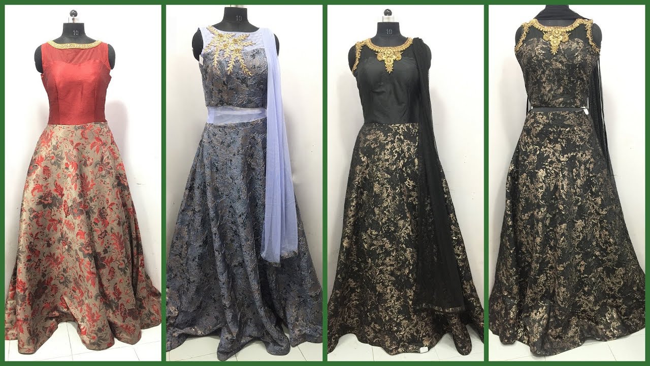 latest designer fancy dress for wedding and bridal function in