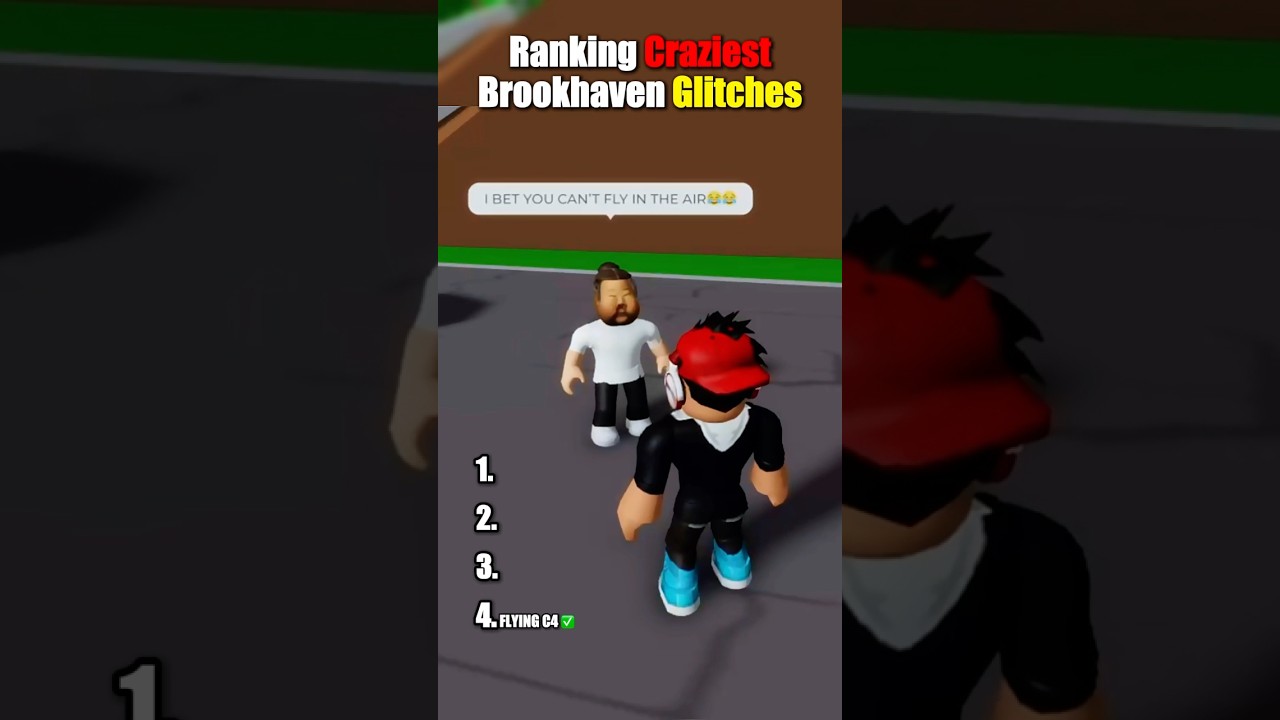 CRAZIEST BROOKHAVEN GLITCHES 😂