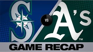 Vogelbach, Seager homer in Mariners' 6-3 win | Mariners-A's Game Highlights 7\/6\/19