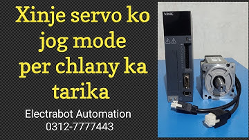 Xinje servo ko jog mode per chalane ka tarika!!how to operate servo on jog mode