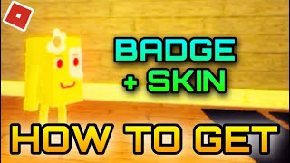 How to get “IRON FLOWER” BADGE + SKIN in PIGGY RP [W.I.P] - ROBLOX