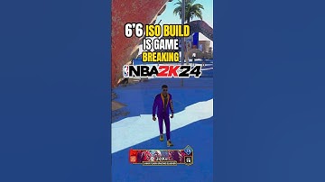GAME BREAKING ISO BUILD #nba2k #2k #2kcommunity #foryou #trending #nba2k24 #2k24 #bestbuild #shorts