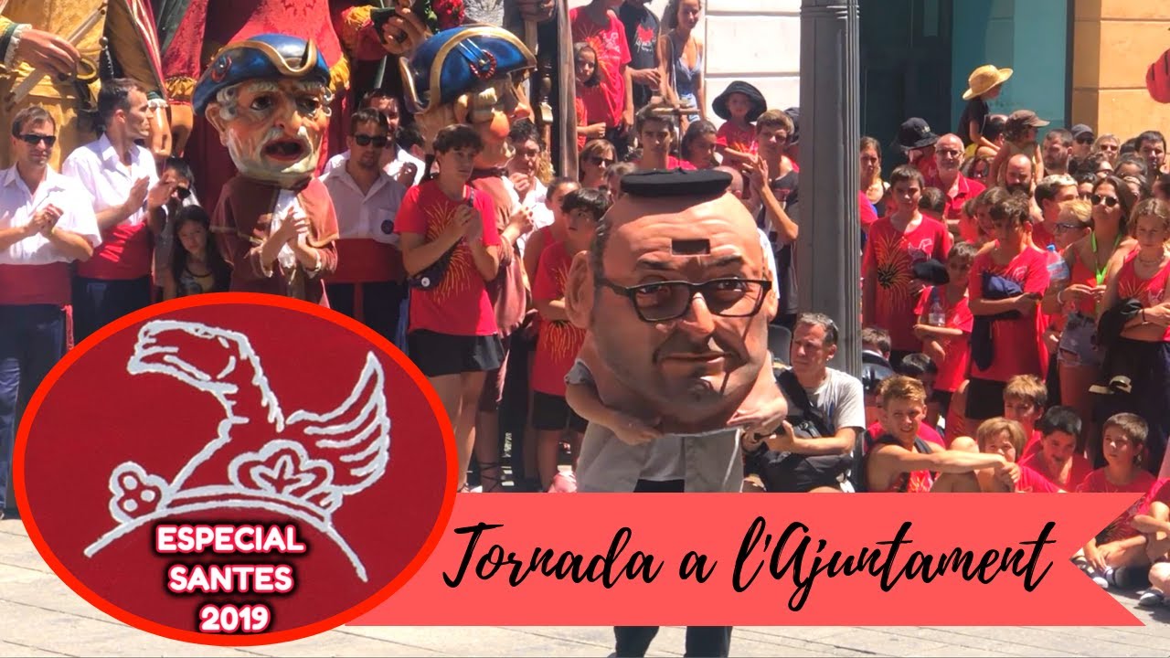 Les Santes 2019 - Tornada a l'Ajuntament