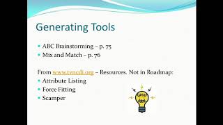 Thinking Tools and the Creative Process