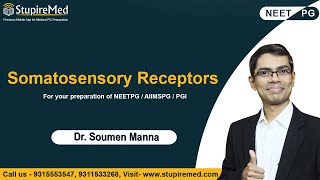 Somatosensory Receptors by Dr. Soumen Manna | Physiology Mind | StupireMed screenshot 1
