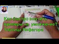 Как быстро выучить таблицу умножения? Составляем таблицу Пифагора.