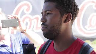 Celebrity Cardinals Dexter Fowler talks to media at spring training Wealth