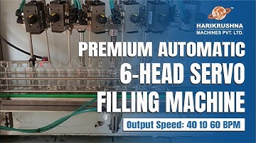 Automatic Servo Liquid Filling Machine | High-Speed & Precision by HMPL!