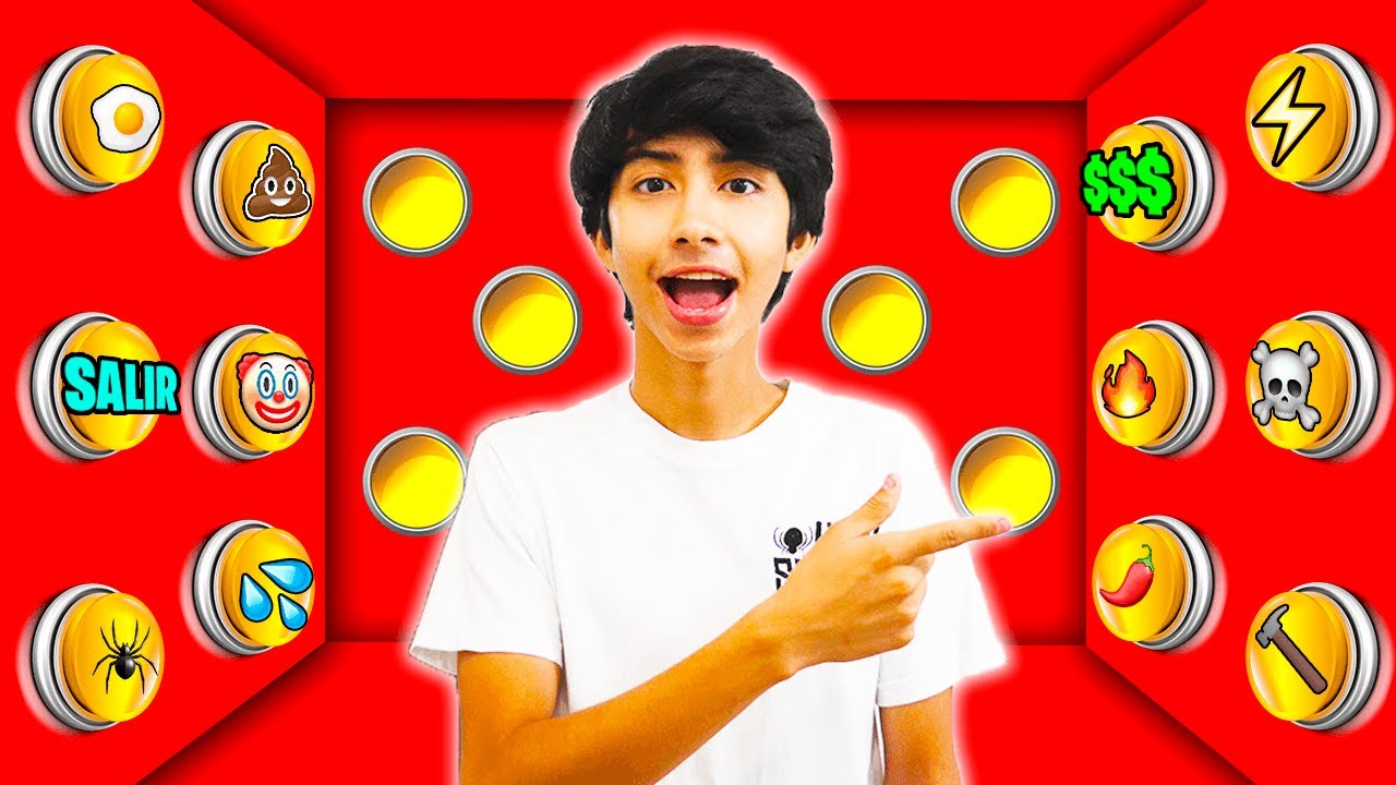 ¡100 BOTONES MISTERIOSOS SOLO 1 PARA SALIR! - BROLAND