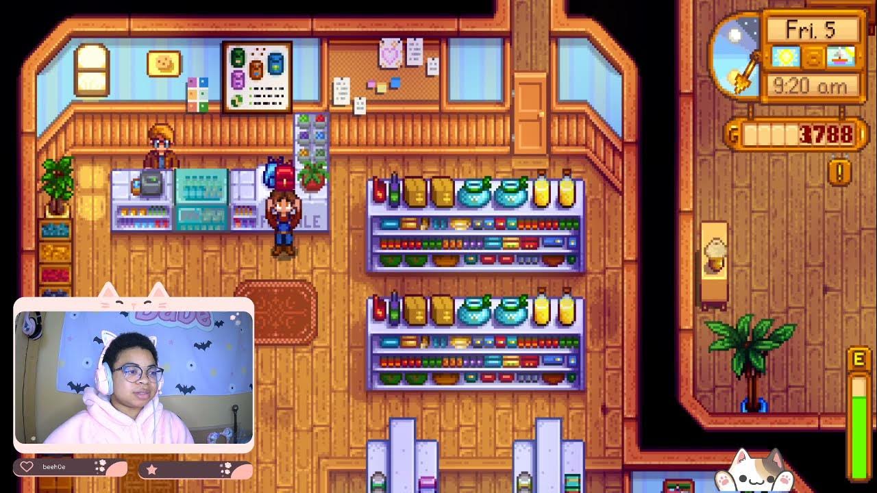 drinking juice and playing stardew valley YouTube