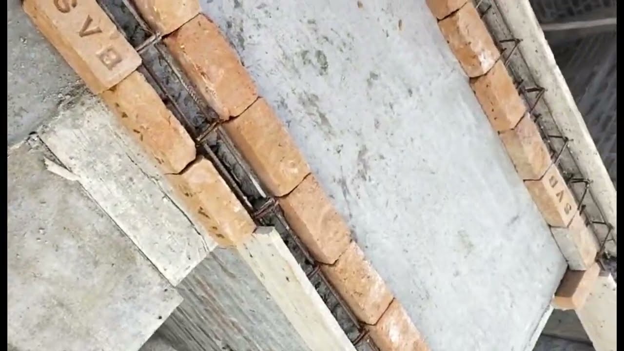 TMT steel @ staircase, be and roof slab 