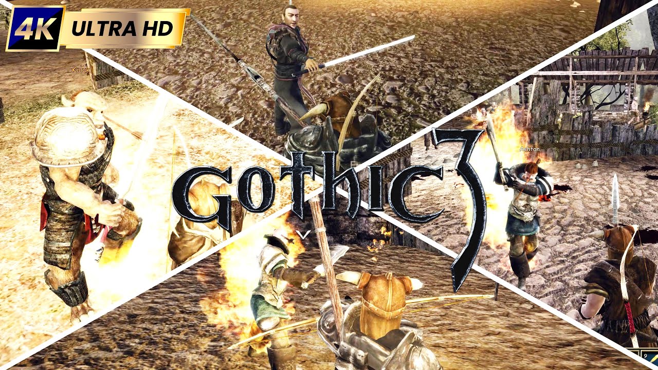 All Arena Fights in Gothic 3 (Hard Difficulty) PC 4K