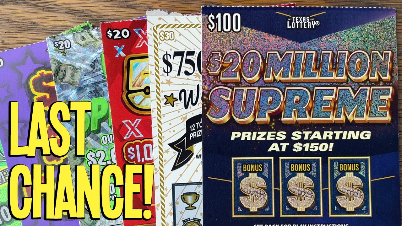 LAST CHANCE! 100 Lottery Ticket 🔴 310 TEXAS LOTTERY Scratch Offs
