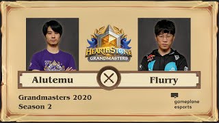 [RU] Alutemu vs Flurry | 2020 Hearthstone Grandmasters Season 2 (11 октября 2020)