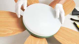 Petalo Ceiling Fan Light Installation Video by Simprolos – Elegant Comfort for Your Home screenshot 5