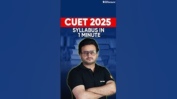 CUET 2025 Detailed Syllabus 📝| Domain, Language Section & General Test Syllabus for CUET | #shorts