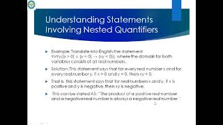 Lec 19 Nested Quantifiers Discrete Structure in Urdu/ Hindi