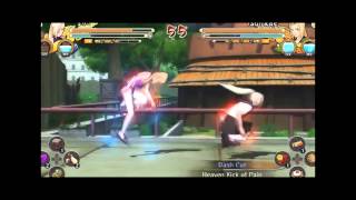 Naruto Shippuden Ultimate Ninja Storm 3 - Schoolgirl Ino vs Swimsuit Tsunade