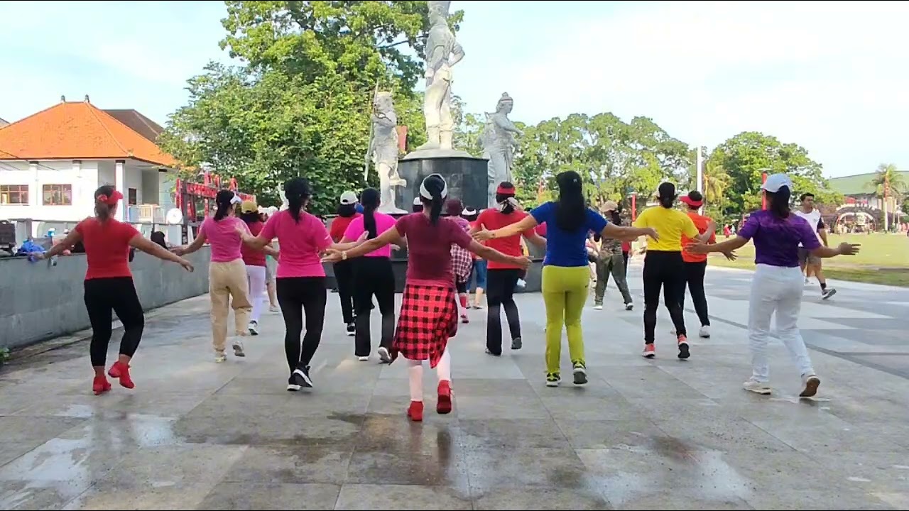 🌹DJ  Layang Layang || Line dance || Beginer Level || Choreo Marini || Demo Mari Menari 