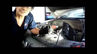 2008 GMC ACADIA INSTALLING NEW ALTERNATOR