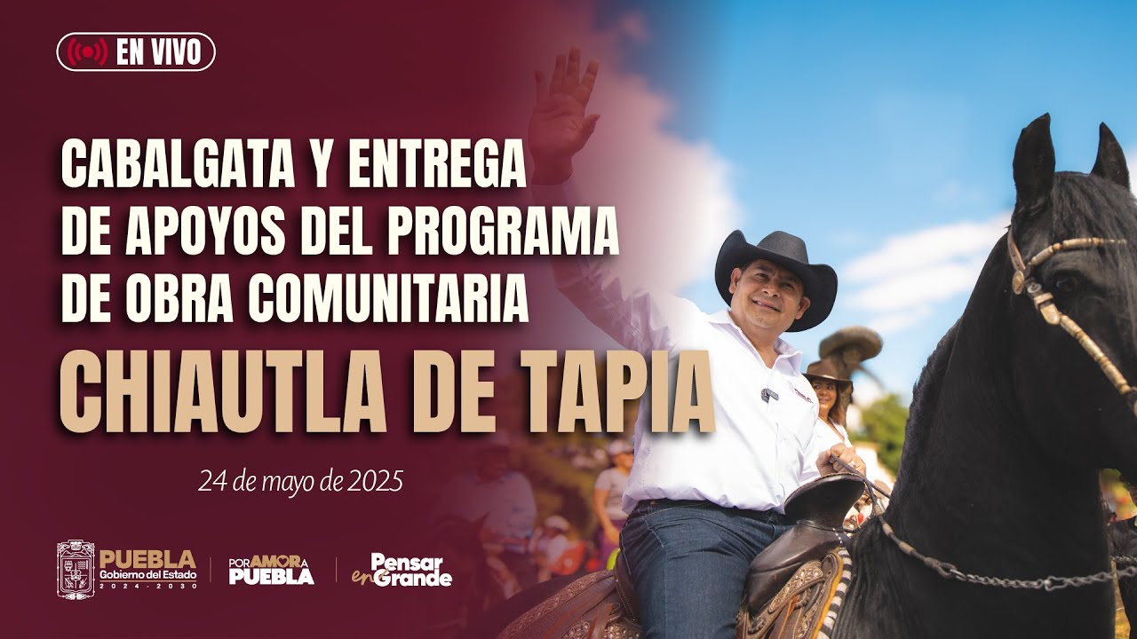 Cabalgata y Entrega de Apoyos del Programa de Obra Comunitaria, desde ...