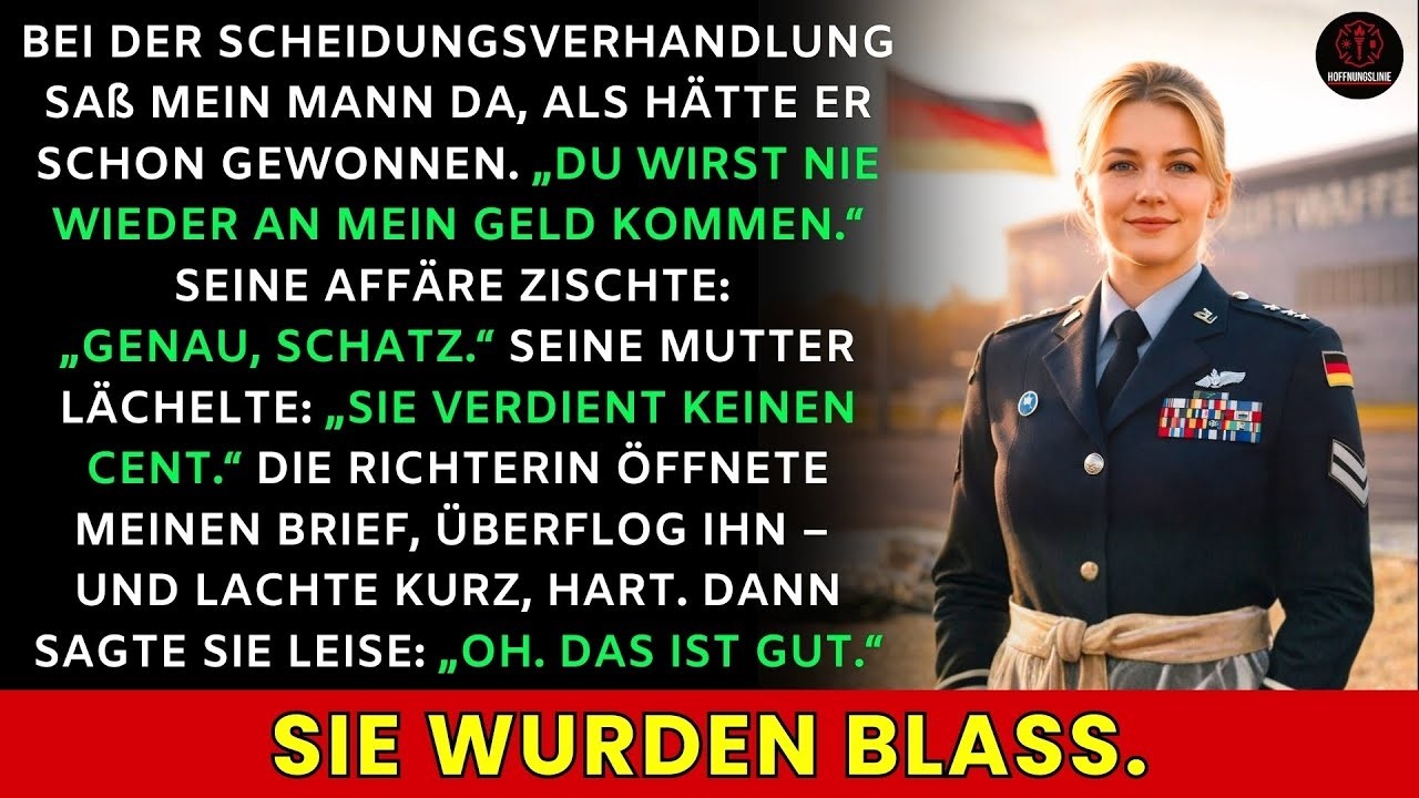 „Du kommst nie an mein Geld“, sagte er – dann liest die Richterin meinen Brief & lacht