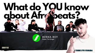 Download Lagu Burna Boy SHOCKED by WHITE Afro Beats SINGER from Manchester😱| BETA SQUAD | Guess The Singer🎤 MP3