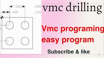 Drilling program for vmc/vmc drilling program/drilling program/drilling cycle G81 G82 G83 G73