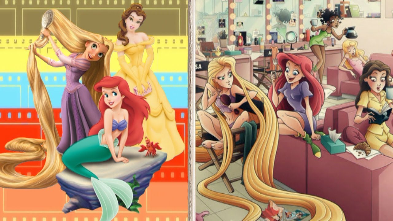 Disney Princesses LIVING TOGETHER! - YouTube